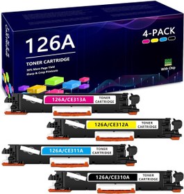 Resim HP CE310A CE311A CE312A CE313A Toner Color Pro CP1025 CP1025nw CP1025, MFP M177fw M176n SET 
