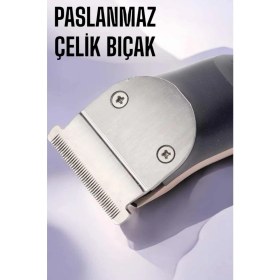 Resim Zenvia Paslanmaz Çelik Bıçaklı Hassas Çelik Bıçaklı Tıraş Makinesi Znv-Tcndym 