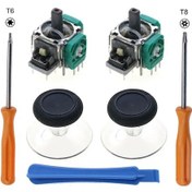 Resim Siyah Şeffaf-jcd 3d Analog Joystick Sensörü Modülü Potansiyometre Başparmak Çubuğu Microsoft Xbox One Serisi Sx De 