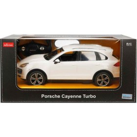 Resim Rastar 1:14 Porsche Cayenne Turbo Uzaktan Kumandalı Işıklı Araba Beyaz S00042900 Çok Renkli 