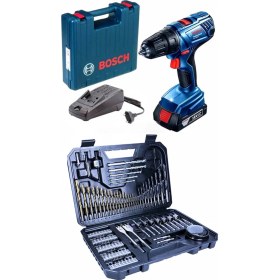Resim Bosch Gsr 180 Li (Tek Batarya) ve Bosch 103 Parça Aksesuar Seti 