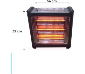 Resim Bayersan BAYERSAN-3003 Şömine Isıtıcı Soba 2400W (0) 