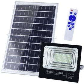 Resim Cata Ct-4648 100w Solar Led Projektör 6400k 