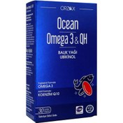 Resim ORZAX Ocean Omega 3 & QH 30 Softjel Kapsül 