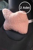 Resim TASARIM ARABAM ATİKE ELİF AKIN Teddy Boyun Yastığı Pembe 2 Adet 