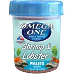 Resim Omega One Shrimp & Lobster Pellets 34gr 