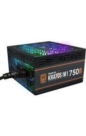 Resim Gamdıas 750W 80+ Bronze Kratos M1-750B 12CM Rgb Fanlı Power Supply 