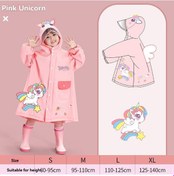 Resim Vkemall Unicorn Desenli Çocuk Yağmurluk Pembe S - Yükseltilmiş Fermuar Ve Su Geçirmez Yüksek Yaka İle Rahat Ve Güvenli Pembe 