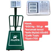 Resim teknohome Hawk Bakkal Manav Mutfak Tartısı 600 Kg 50 Gr Hassasiyetli Kantar Terazi 