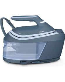 Resim Philips PSG6042/20 Buhar Kazanlı Ütü 2400 W Mavi Renkli Steam Glide Advanced Taban Özellikleriyle 