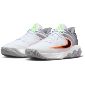 Resim Nike Giannis Immortality 4 Erkek Beyaz Basketbol Ayakkabısı FQ3680-102 