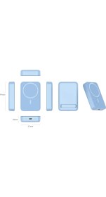 Resim Nettech NT-PW32 15W + 20W PD 10000 mAh Magsafe Powerbank 