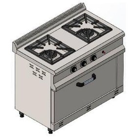 Resim Csa Karacasan 100x60 Cm 2+1 Tüplü 2 Li Kuzine Ocak 