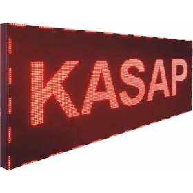 Resim Sanec LED Tabela 16X32 cm Çift Taraflı Kırmızı Kayan Yazı-Wifi 