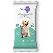 Resim Supreme Cat Dog Yeşil Çaylı Temizleme Mendili 60 lı Paket 