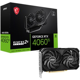 Resim MSI GeForce RTX 4060 Ti Ventus 2X BLACK 8G 