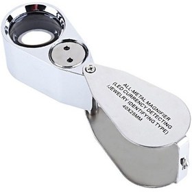 Resim Kontrol İçin Özel Kutulu Metal Işıklı Lup 40X25 