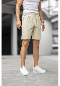 Resim Kite Regular Fit Cepli Kapri Şort - Bej Bej 