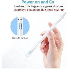 Resim Ipad Apple iPhone Android Uyumlu Pencil Dokunmatik Stylus Kalem 