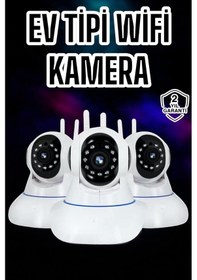 Resim Wifi Kamerası Çift Yönlü Bebek Güvenlik Kamerası Gece Görüşlü 