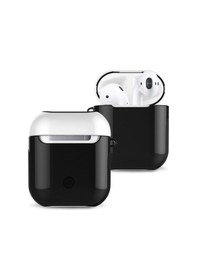 Resim Newface Apple Uyumlu AirPods 2 2.nesil 3in1 Kılıf - Siyah-beyaz 
