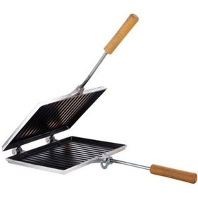 Resim Taşhan Ocak Üstü Içi Teflon Alüminyum Tost Makinası Çok Renkli 