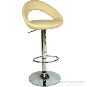 Resim Bürocci Larissa Bar Taburesi-Krem-9501Q0115 