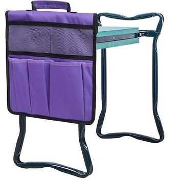 Yifomall Katlanabilir Taşınabilir Bahçe Alet Çantası - Mor Renkli Pratik Bahçe Ekipmanı