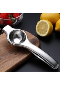 Resim Paslanmaz Çelik Limon Sıkacağı Gümüş 