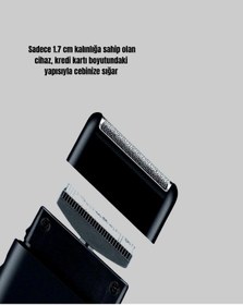 Resim Cosmotex Elektrikli Tıraş Makinesi Çift Başlıklı Ultra İnce Tasarım 8 Saat 