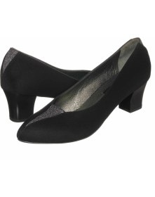 Resim Costo Shoes KDR1019 Siyah Süet Büyük Numara Kadın Ayakkabısı Rahat Geniş Kalıp Yeni Sezon 