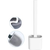 Resim Baysa Silikon Tuvalet Fırçası Banyo Bükülebilir Silikon Wc Fırçası 