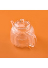 Resim Tohanaa Cam Süzgeçli Demlik - Şeffaf - 900 Ml Renkli 