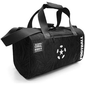 Resim Coral High Erkek Çocuk Spor Ve Seyahat Çantası - Siyah Futbol Desenli - 27535 Çok Renkli 