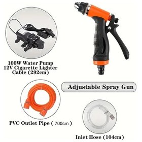 Resim Motion003 Kendinden Sulamalı Araba Yıkama Makinesi 36v Altı Araç Tipi 22inch Kırmızı Hortum 