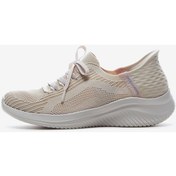 Resim Skechers Ultra Flex 3.0-Brilliant Path - Slip-Ins Kadın Natürel Spor Ayakkabı 149710 Nat Bej 