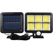 Resim 120 Cob LED Solar Panelli 3 Modlu Duvar Lambası 