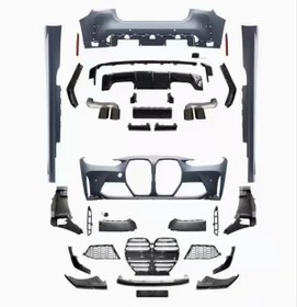 Resim 4 SERISI G22 M4 BODY KIT (ÖN ARKA TAMPON MARŞPİYEL PANJUR - EGZOZ SET) 2 KAPI 