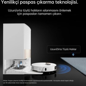 Resim Dreame L20 Ultra Complete Robot Süpürge, Otomatik Paspas Çıkarma ve Kaldırma, Yıkama ve Kurutma, 7.000Pa Emiş, Kendi Kendini Boşaltma, Kendi Kendini Doldurma, AI Engellerden Kaçınma 