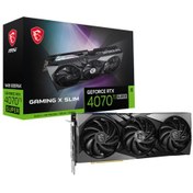 Resim 16 GB MSI VGA GEFORCE RTX 4070 TI SUPER 16G GAMING X SLIM GDDR6X 192B P4 (3XDP 1 