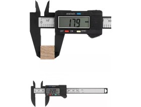 Resim After Times Dijital Elektronik Kumpas LCD Ekranlı Mikrometre Ölçüm Aleti 