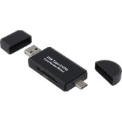 Resim Nanlly Standart USB Erkek (Siyah) ile USB 2.0 Adaptör/ Kart Okuyucu Mikro USB Otg (Yurt Dışından) 