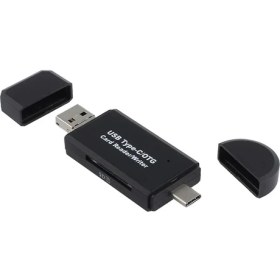 Resim Nanlly Standart USB Erkek (Siyah) ile USB 2.0 Adaptör/ Kart Okuyucu Mikro USB Otg (Yurt Dışından) 