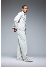 Resim DeFacto %100 Pamuk Relaxed Slouchy Fit Rahat Kesim Havuç Kalıp Normal Bel Daralan Paça Jean Pantolon B8321AX24AUNM63 