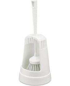 Resim Omnisoft Flr F026 Plastik Klasik Wc Klozet Tuvalet Fırçası Beyaz 