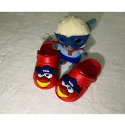 Resim Angry Birds Havuz Plaj Deniz Kırmızı Kuşlu Yazlık Çocuk Terlik 