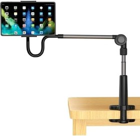Resim Apera MT41 Çok Fonksiyonlu Masaüstü Akrobat Metal Tablet Telefon Tutucu Stand 360 Derece Oynar Başlıklı 
