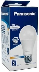 Resim Panasonic 10,5W (75W) Dim Led Ampul 6500K- Beyaz Işık E27 Işığı Kısılabilen Lamba 