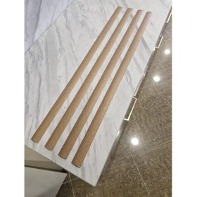 Resim Ors Yapı Orsa Yapı Parke Eşik Çıtası Kendinden Silikonlu Yapışkanlı Meşe Renkli Alüminyum Profil 90 Cm/ 4 Adet. 