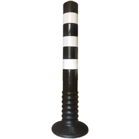 Resim İlgi Trafik Siyah Renk Delinatör Otopark Trafik Delinatörü Yol Ayırıcı Delinatör 75 cm 